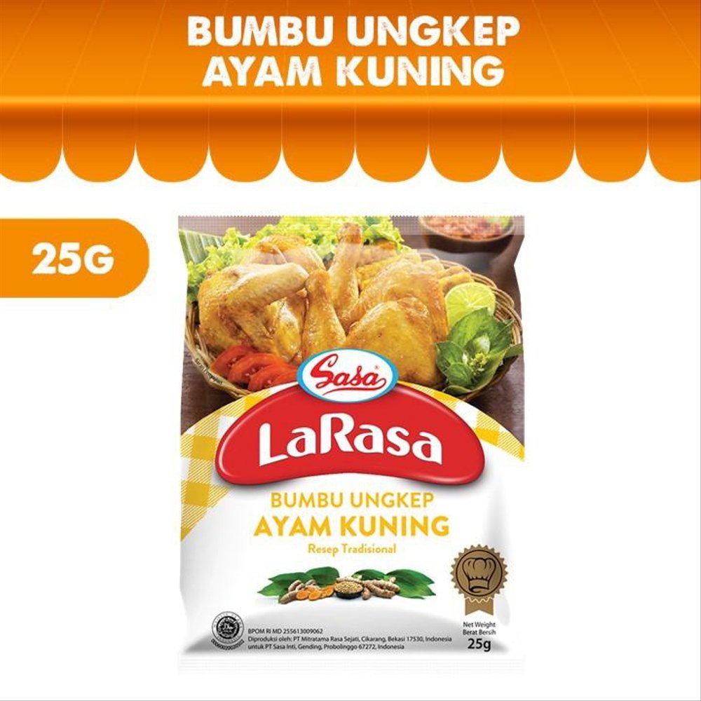 LARASA BUMBU AYAM GORENG KUNING 25gr