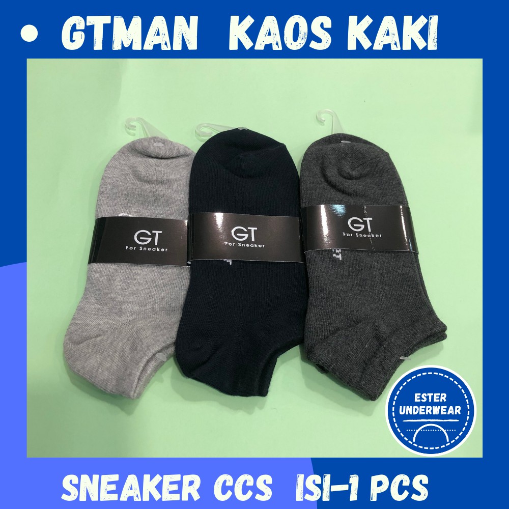 Kaos Kaki GTMAN  Sneaker GT CCS ISI 1 Pasang