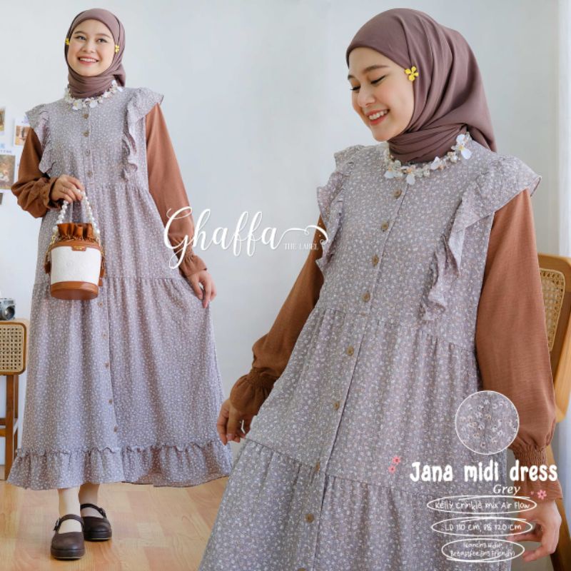 JANA MIDI DRESS BY GAFFA the Label