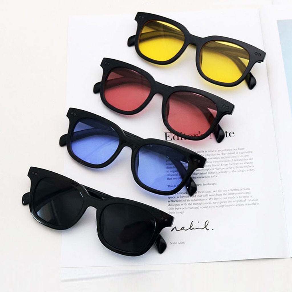 ☀ INDOLAND ☀  Kacamata Hitam Wanita/Pria Sunglasses Korean Fashion Small Candy Color Kacamata Hitam Wanita/Pria Sunglasses Korean Fashion Small Candy Color G013