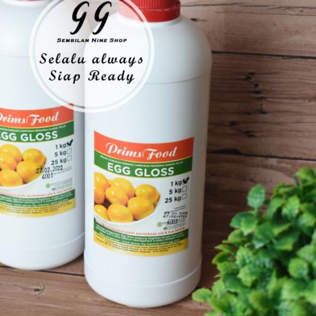 

▲ Prims Food EGG GLOSS 1 KG Pengganti Kuning Telur Pengkilap Kue Kering ☆