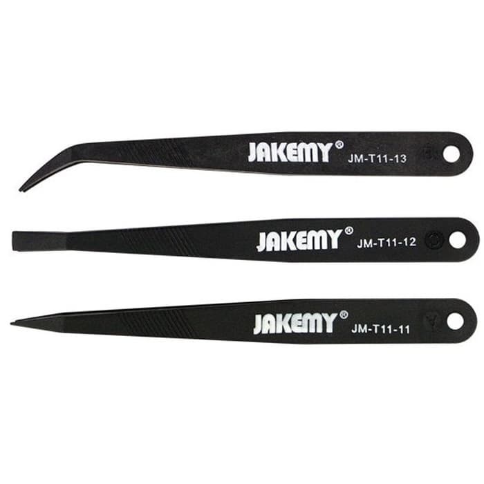 Jakemy High Anti Static Tweezers Suit 3 PCS - JM-T11