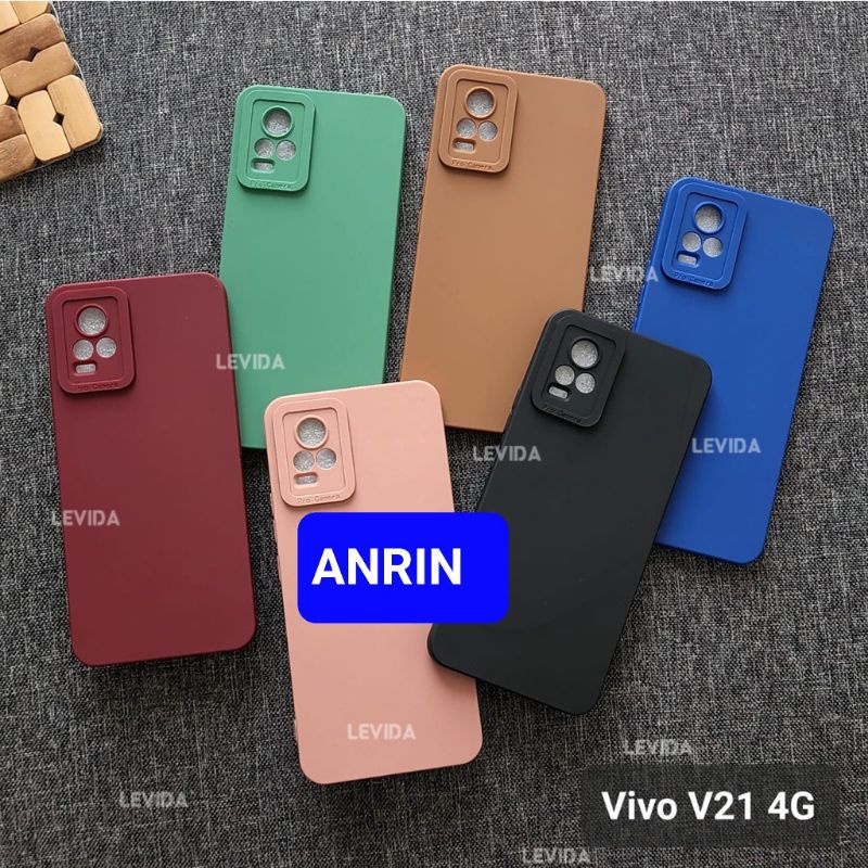 VIVO V21 4G V20 SE CASE PRO CAMERA MACARON CASING SOFTCASE SILIKON