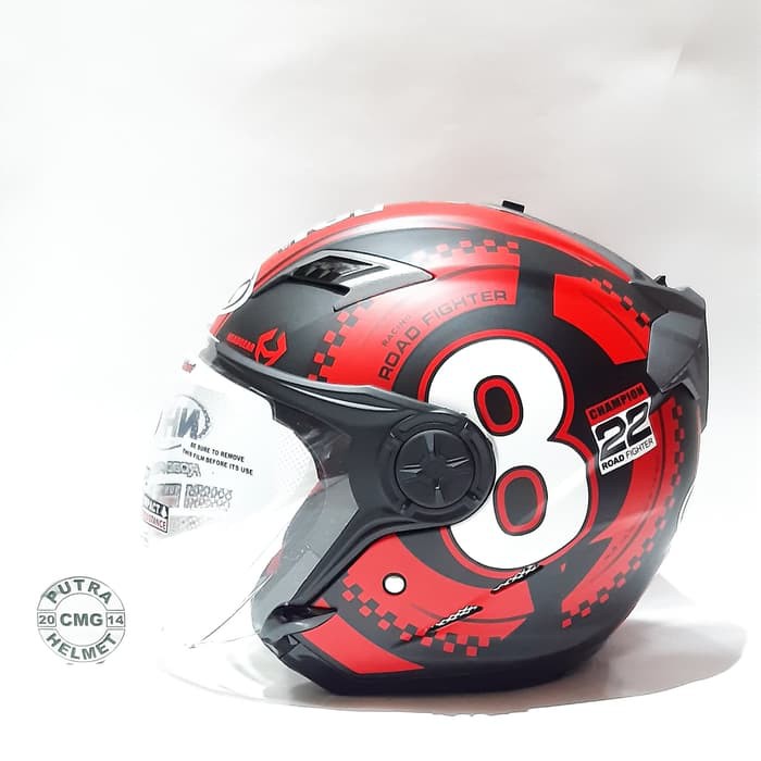 HELM NHK GLADIATOR 88 RED RED DOFF