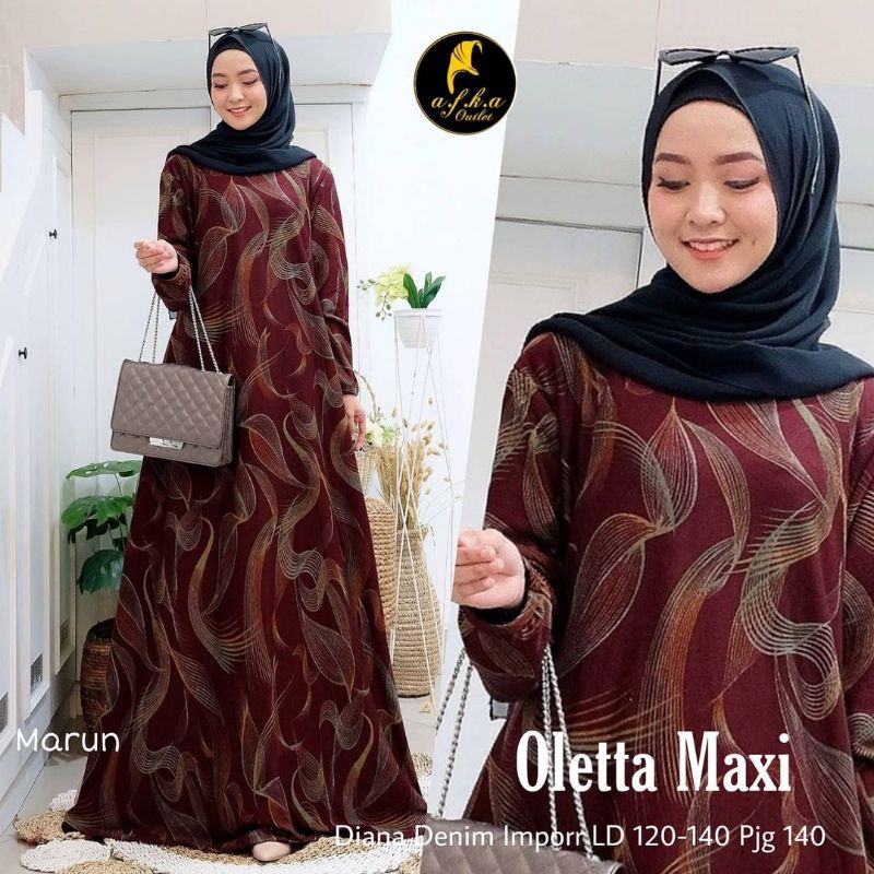 GAMIS JUMBO OLLETA MAXI BELINA #3 MAXY NUHA MUSLIM WEAR ELLORA REDEA HIJAB AFKA OUTLET XXL XXXL
