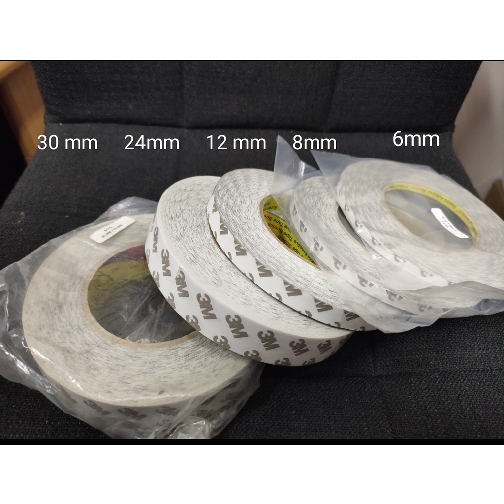 

double tape 3M 6 mm x 50 meter 9075i kassa