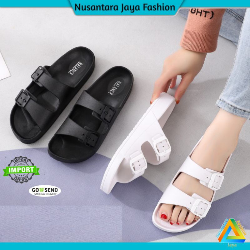 sandal Eva ban 2 cewek sendal wanita terbaru sandal jely karet