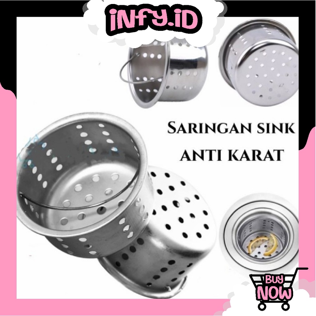 INFY - R628 SARINGAN AFUR / SARINGAN SINK STAINLESS / SINK CUCI PIRING / SARINGAN WASTAFEL