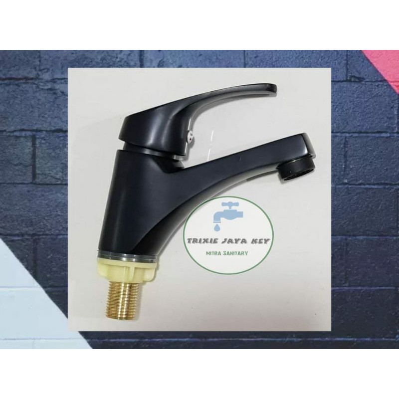 Kran Air wastafel Hitam/Kran wastafel Stainless