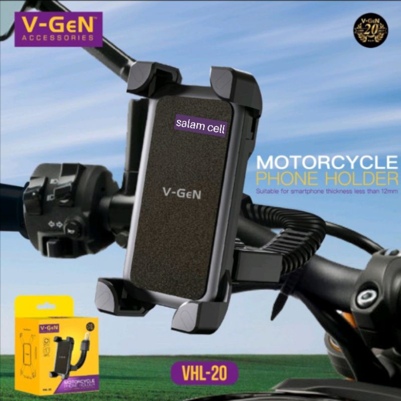 Dudukan Hp Holder  motor V-GEN VHL20 Original Vgen Garansi Resmi