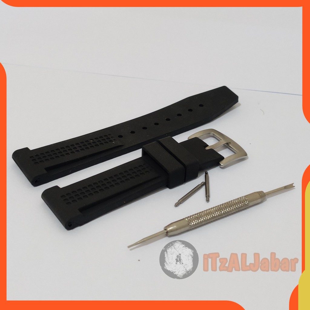 Tali jam tangan Karet rubber strap 22mm Strap Alpha 2022