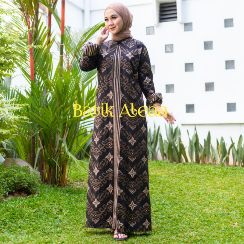 Batik Aleaa Gamis Terbaru Gamis Katun/M/L/XL/XXL/XXXL/4L