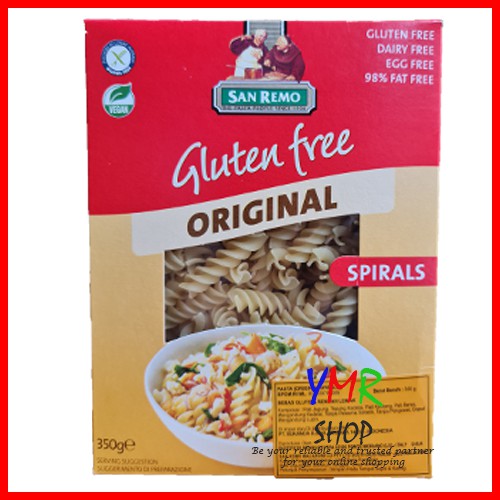 San Remo Pasta Spiral Gluten Free Original 350Gr