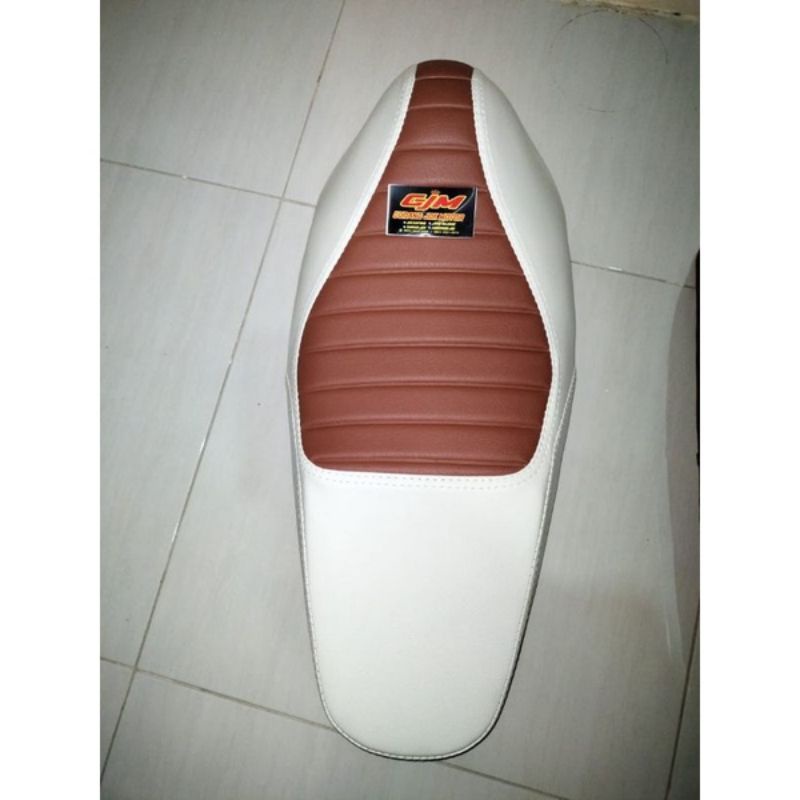 jok beat fi esp caferacer model double seat tinggal pasang