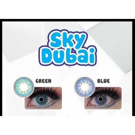 Softlens/ Soflen/ Softlen SKY DUBAI Green and Blue LEBARAN SALE