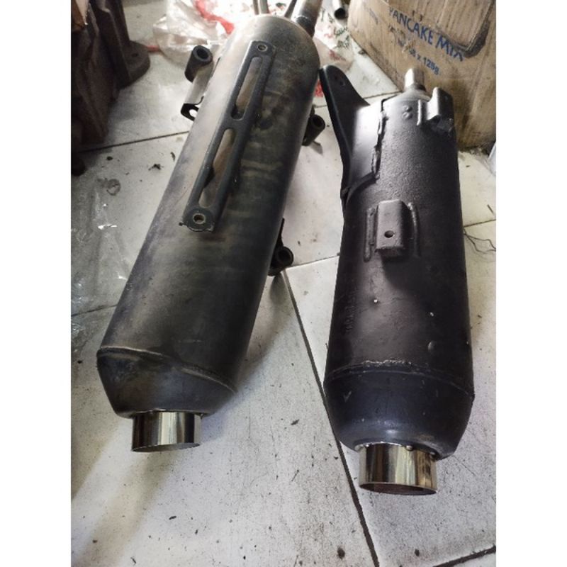 MONCONG KENALPOT ALL MATIC bahan setenlis pemasangan di lass