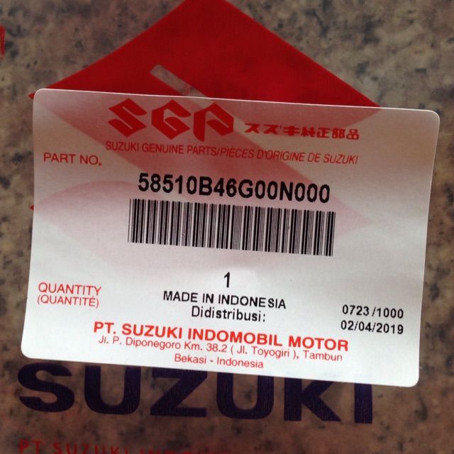 Kabel rem Suzuki Spin ori 58510B46G00N000