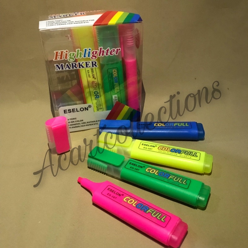 

STABILO HIGHLIGHTER MARKER ESELON COLLORFULL SATUAN/Perpcs