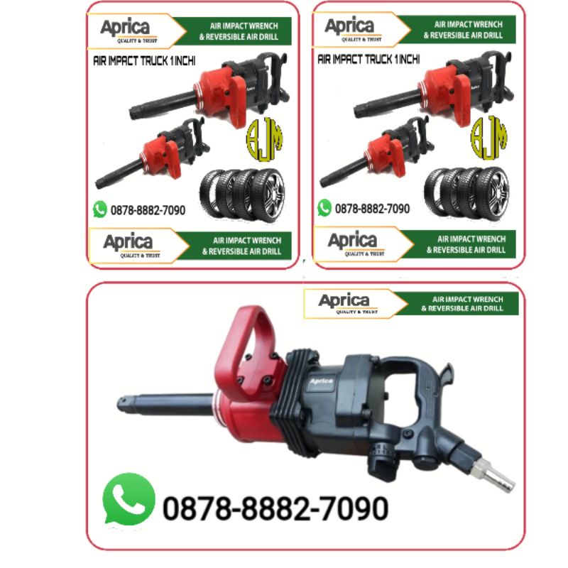 AIR IMPACT 1 INCHI APRICA - AIR IMPACT TRUCK - AIR IMPACT ALAT BUKA BAUT RODA TRUCK