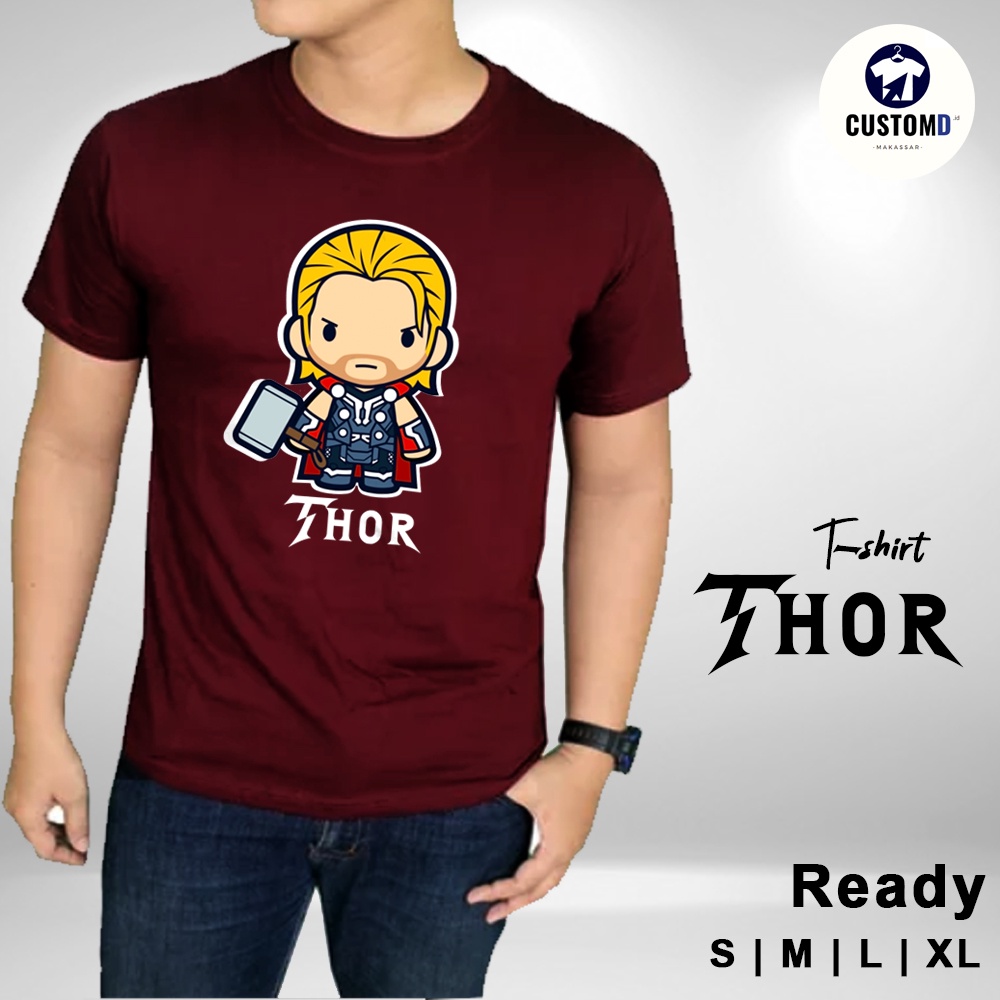 PROMO! KAOS THOR DEWASA DAN ANAK - Kaos Sablon