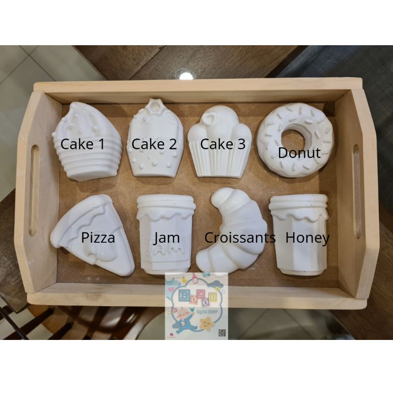 (satuan) DIY melukis patung gipsum| Media lukis|Mewarnai Patung Gipsum|Hampers Souvenir Kado ultah