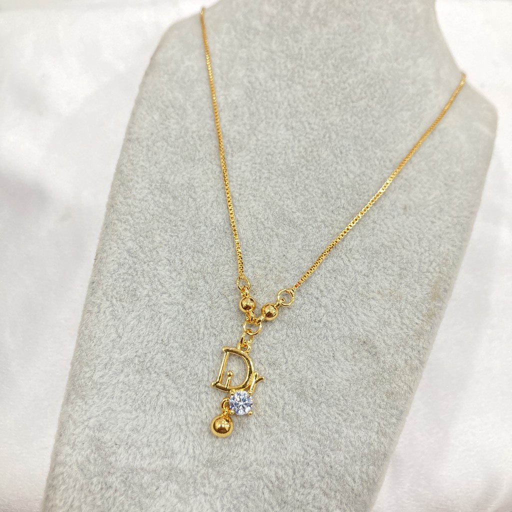 [NOIN] Kalung Koye Permata Lapis Emas 18K Aksesoris Wanita KLE-001