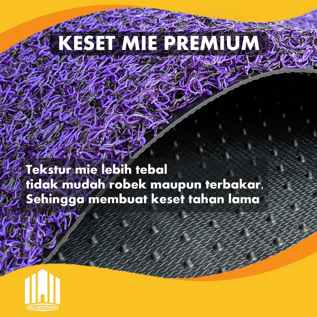 KESET KAKI PREMIUM ANTI SLIP BAHAN MIE / BIHUN UK. 60 X 40 CM