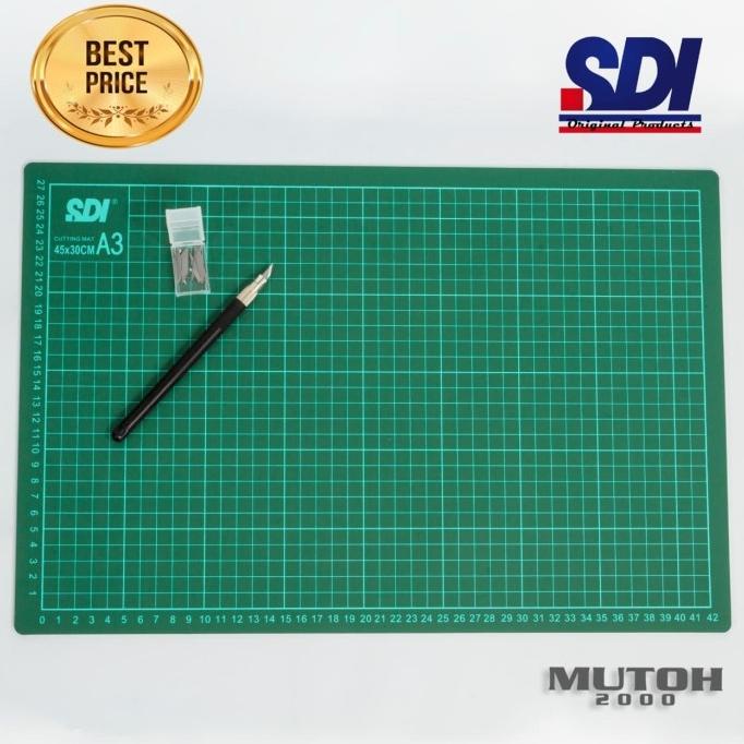

JUAL MURAH Cutting Mat A3 + Cutter Pen SDI