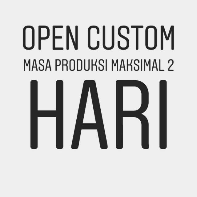 [OPEN CUSTOME] JAKET CUSTOM