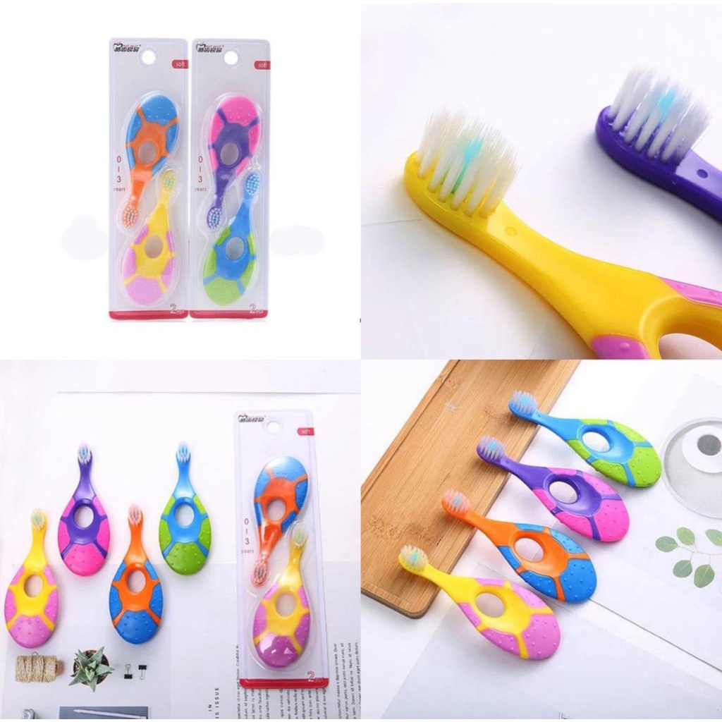 Toothbrush 0-3 Years isi 2 Pcs M-233 / Sikat Gigi Bayi