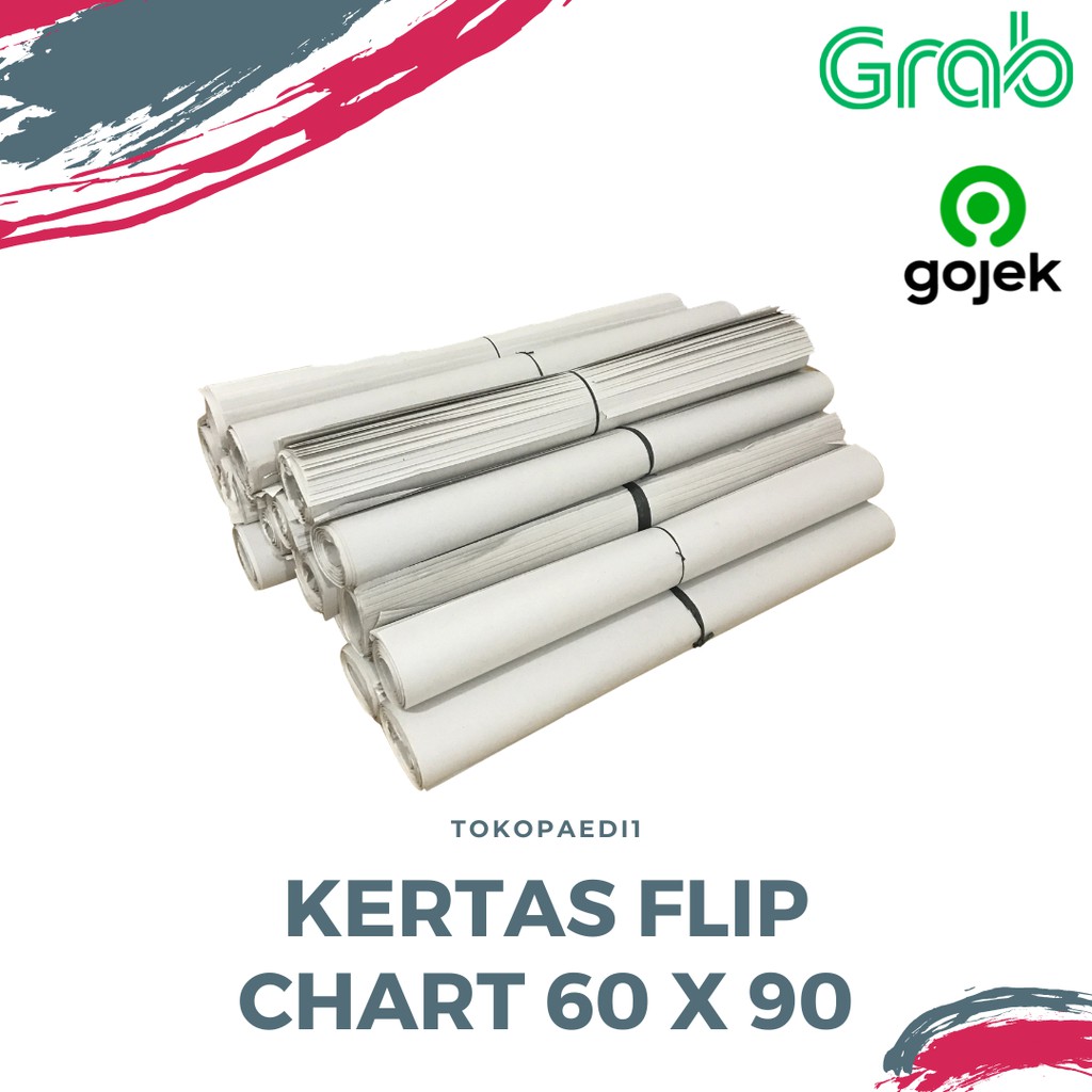 

Kertas Flip Chart Buram Untuk Flipchart 60 X 80 Per Roll