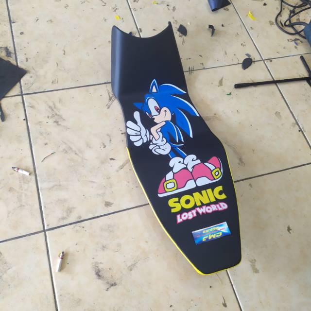 Jok cb150r old slim tipis motif sonic