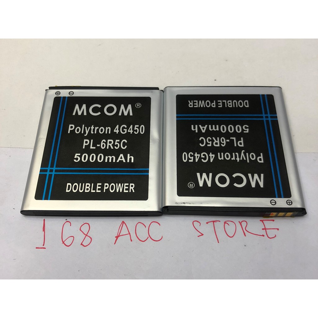 BATERAI POLYTRON 4G 450 / BATERAI POLYTRON PL-6R5C DOUBLE POWER MCOM