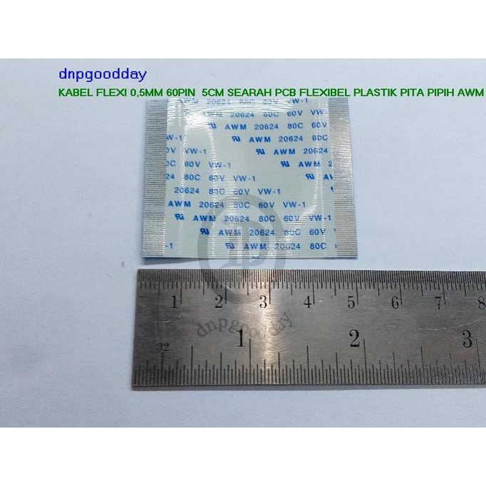 

Kabel Flexi 0,5Mm 60Pin 5Cm Searah Pcb Flexibel Plastik Pita Pipih Aw Dnpgood11 Juara