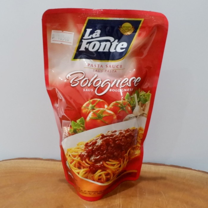 

PASTA-ANEKA- LA FONTE BOLOGNESE SAUS 315GR / SAOS PASTA / BLOGNESE SAUCE SPAGETHI -ANEKA-PASTA.