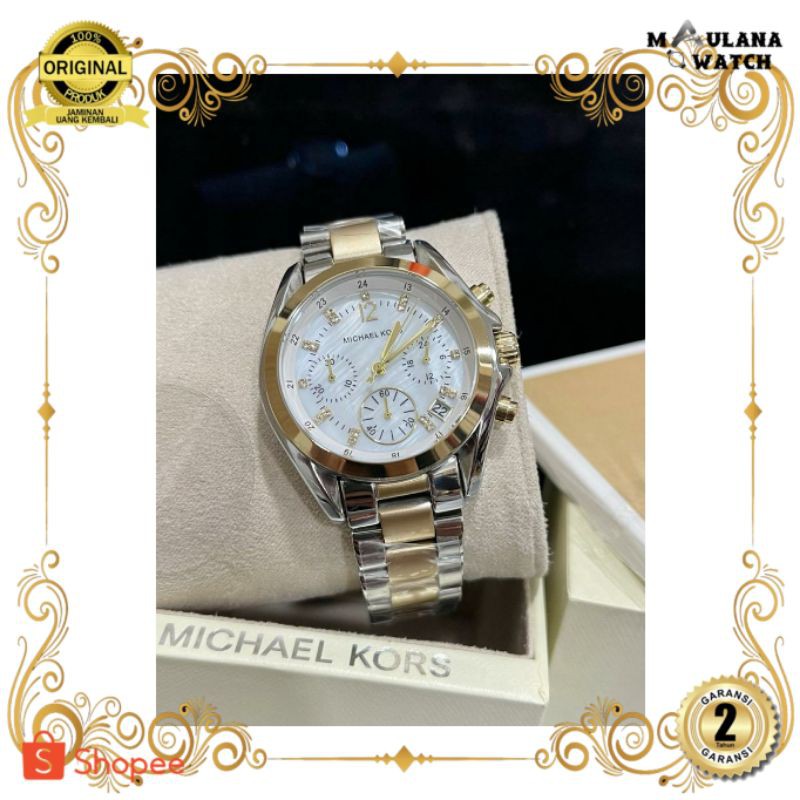 JAM TANGAN PRIA WANITA | RANTAI | KULIT | KARET | MURAH | WANITA ORIGINAL [MICHAEL KORS MK5798] STRA