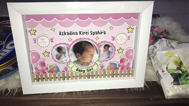 Popup Pigura 3d Baby Uk 20x30