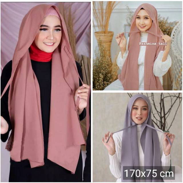 NEW Hijab PASHMINA TALI Diamond - Kerudung Pashmina