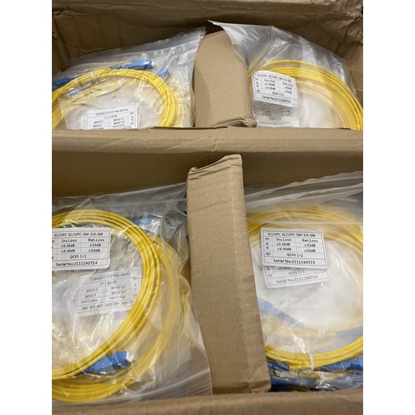 Patchcord SC UPC Kabel Fiber Optik Patch Cord Diameter 3mm