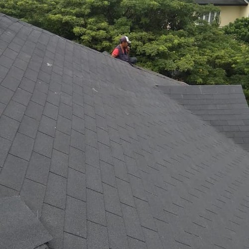 Genteng Aspal Bitumen kotak bata