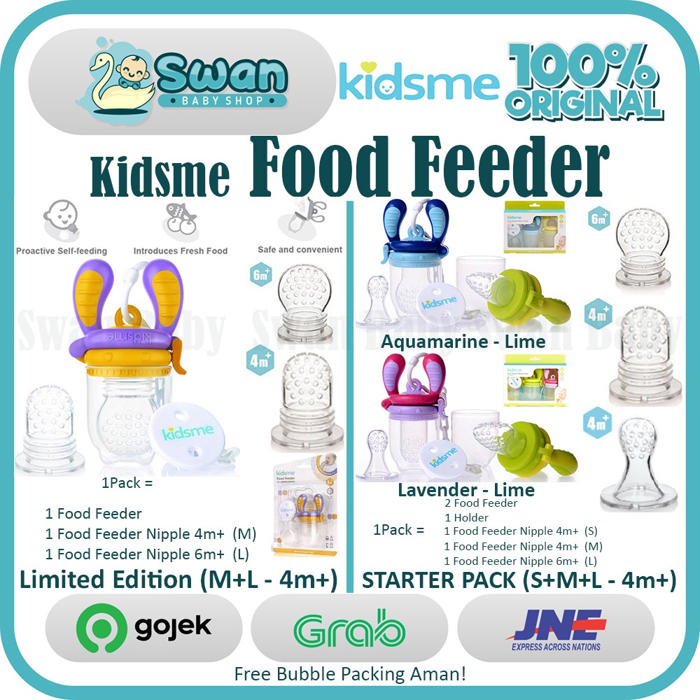 Kidsme Food Feeder / Food Feeder Plus / Starter Pack / Limited Edition / Mpasi Bayi