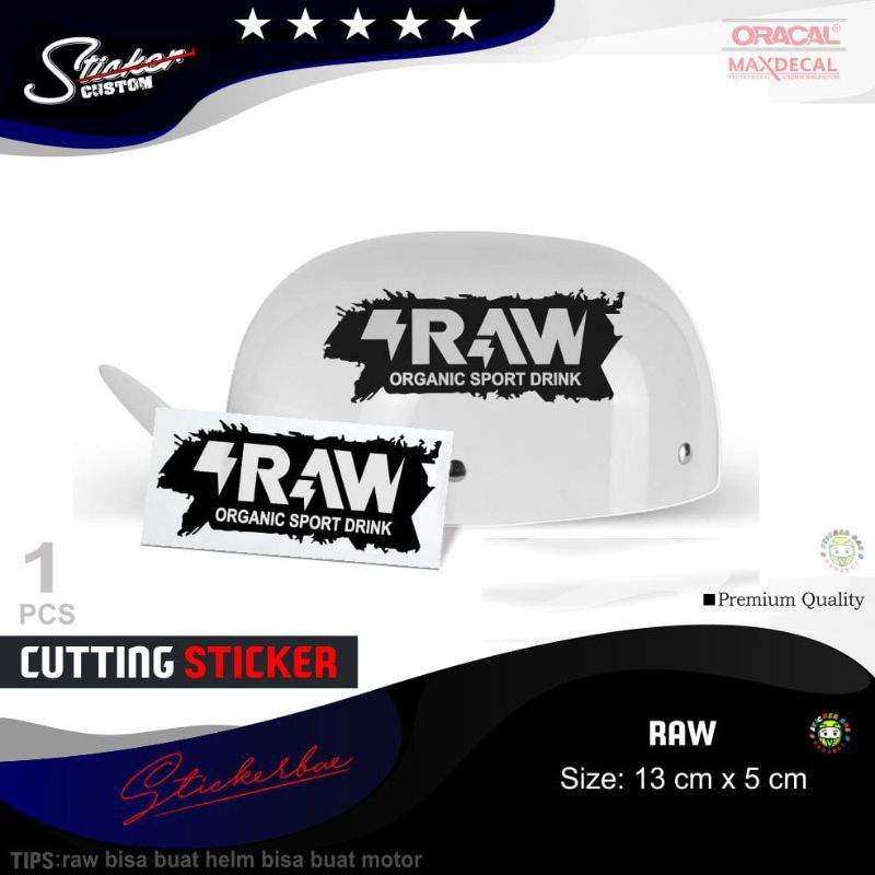 Stiker raw cutting sticker tumpuk 1pcs logo RAW Stiker Grosir