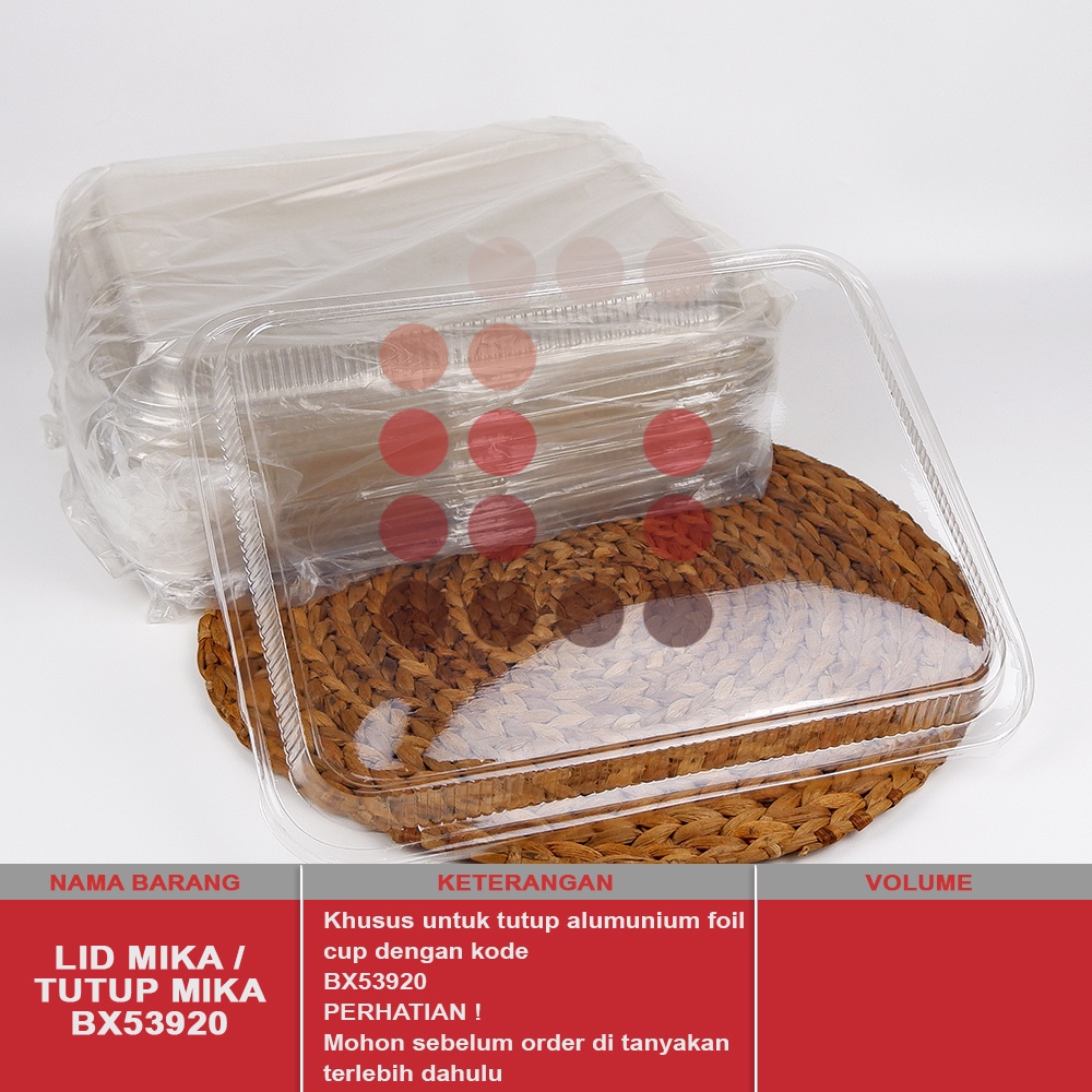 LID MIKA / TUTUP MIKA BX53920 ( TUTUPNYA SAJA )