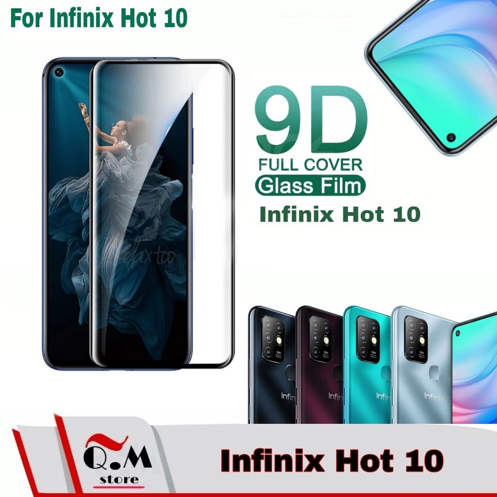 PROMO 2 IN1 Tempered Glass Infinix Hot 10s / 10 / 10 Play Screen Guard Premium Pelindung Layar Depan