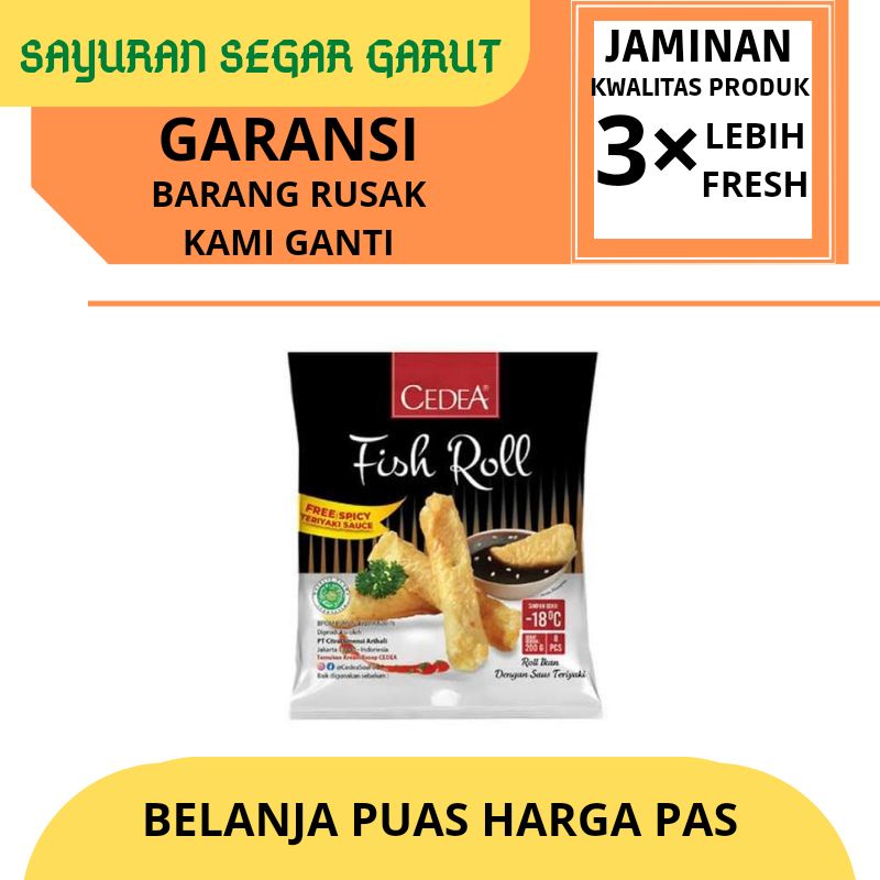 

Cedea Fish Roll 250gr Frozen Food/Seafood by Sayuran Segar Garut