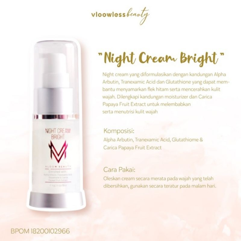 vloowless brightening series