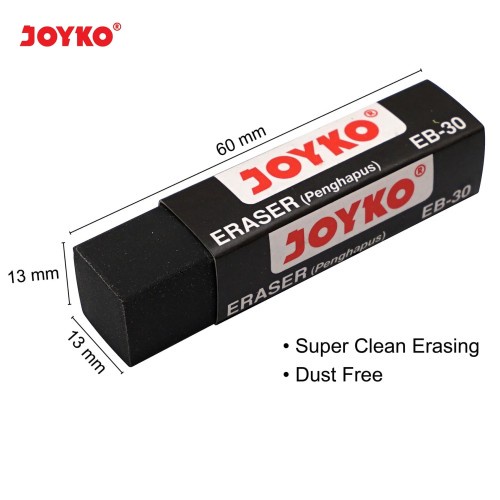 

Eraser / Penghapus Joyko EB-30 Hitam Besar (Harga Satuan)
