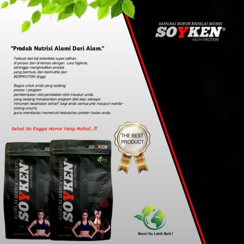 

soyken serbuk kedelai instant #fitness#suplement#susuprotein#nutrisifitness