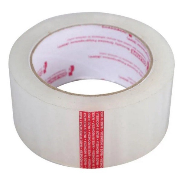 

Lakban Solasi Tep Bening 2inch (45mm) 90Yard Tebal Lem Selotip Lengket
