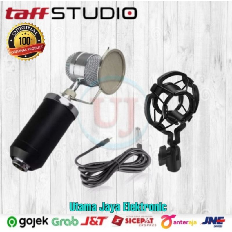 Paket Komplit Mic BM8000 Soundcard Mixer V8 Stand Arm Pop Filter Rekaman Terbaik